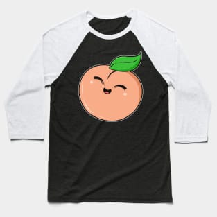 Cute Peach Baseball T-Shirt